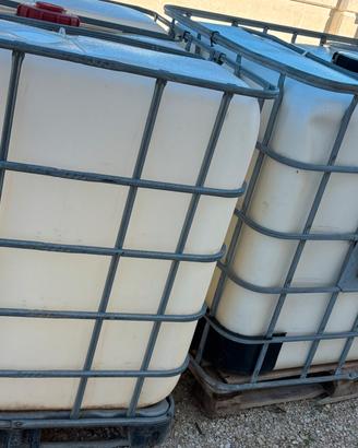 6 cisterne da 1000lt in plastica