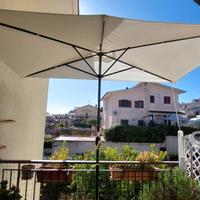 Ombrellone da appoggio a parete