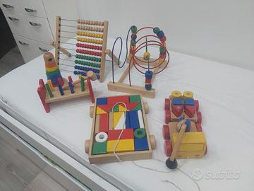 stock n.6 giochi in legno ikea