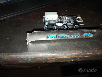 scheda interna 4 porte usb 3