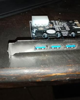 scheda interna 4 porte usb 3