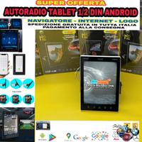 Autoradio Tablet 1/2 din 10"Android /Internet/navi