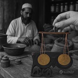 Bilancina da viaggio pesa oppio orientale