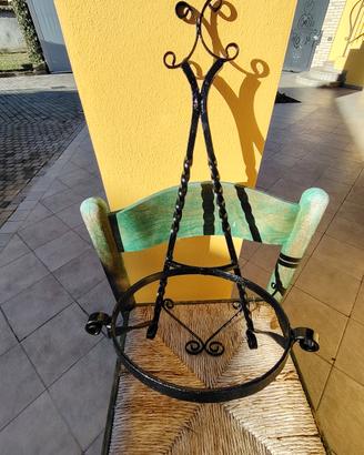 ferro portavaso 