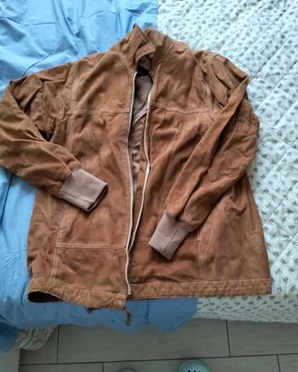 giacca camoscio donna tg L 