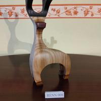 Renna di Natale in legno fatta a mano (Rennaldo8)