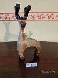 Renna di Natale in legno fatta a mano (Rennaldo8)