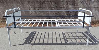 Letto Ortopedico ad 1 Manovella con Schienale Reg.