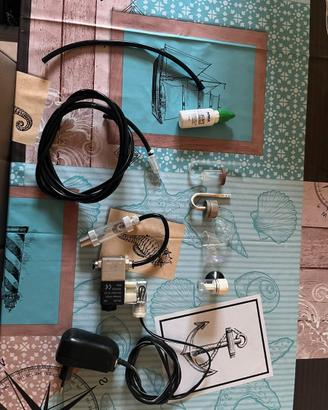 Kit CO2 acquario elettrovalvola 12V conta bolle
