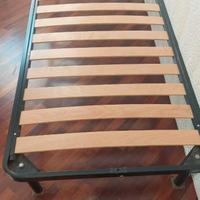 rete a doghe singola con materasso