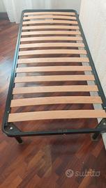 rete a doghe singola con materasso