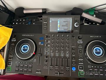 DENON DJ SC LIVE 4 + DECKSAVER + CUSTODIA SOFTBAG