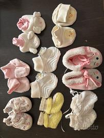 Calzine pantofoline scarpine primi mesi