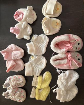 Calzine pantofoline scarpine primi mesi