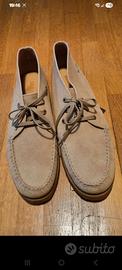 Scarponcini sebago beige tg 47 uomo