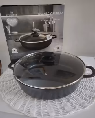 Pentola Casseruola con Coperchio 