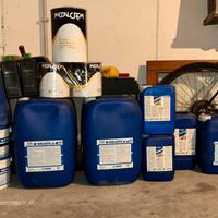 Diluente, Adesivo, distanziatori piastrelle