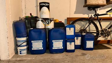 Diluente, Adesivo, distanziatori piastrelle