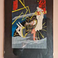 quadro dipinto a mano acrilici su carta 30x42 