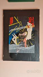 quadro dipinto a mano acrilici su carta 30x42 