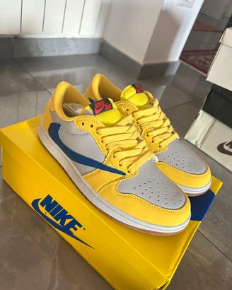 Nike Air Jordan 1 Low OG SP Travis Scott Canary 💛💙