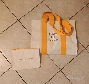 Enjoy The Summer Pupa borsa mare + pochette