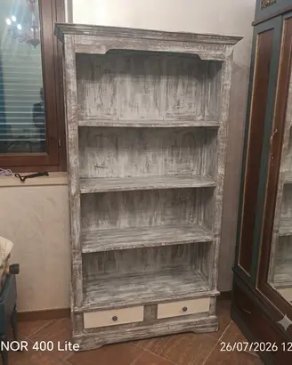 Libreria legno massello come nuova