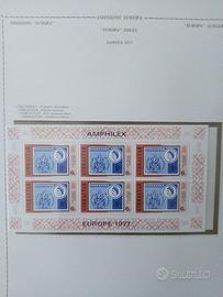 Gibilterra-Europa Cept 1977-2003 Foglietti Mnh°°