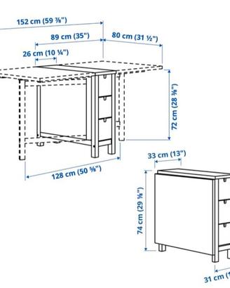 Tavolo Ikea NORDEN