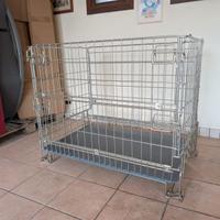 Ceste / gabbie in metallo zincato porta bottiglie