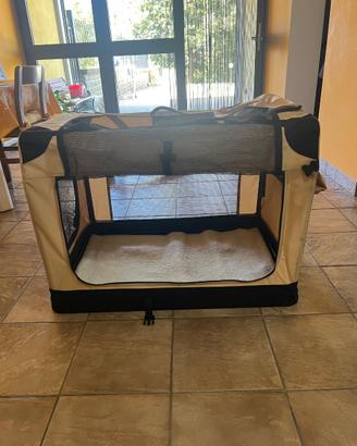 Trasportino auto per cani di taglia grande