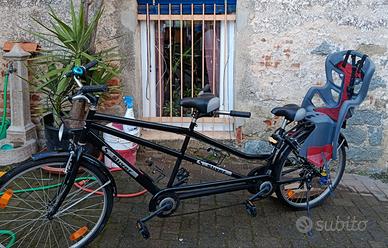 tandem city bike