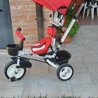 triciclo con seggiolino reversibile 