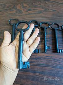 set chiavi antiche da collezione 