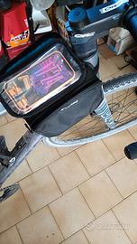 Borsa per bici da telaio doppia Btwin 500 per bici