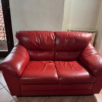 Divano 2 posti  bordeaux