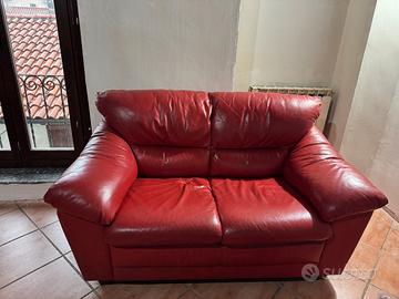 Divano 2 posti  bordeaux