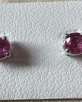 PAIO ORECCHINI IN ORO 18kt. CON RUBINI BIRMANI