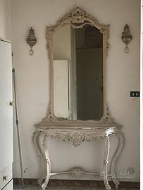 Consolle con specchiera