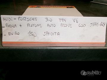 Biella con pistone audi porsche 3.0 tdi