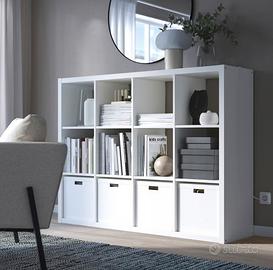 Kallax ikea bianco 12 cubi