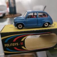 Fiat 600 Politoys M 511 + REPROBOX 1/43