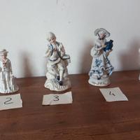 Statuine in porcellana Campodimonte 1970