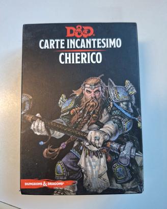 Carte incantesimo Chierico Dnd 5e ITA d&d dungeon