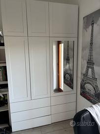 Armadio Ikea 3 ante con cassetti