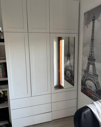 Armadio Ikea 3 ante con cassetti