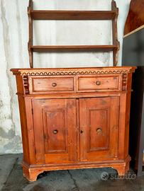 madia con piattaia e 4 sedie