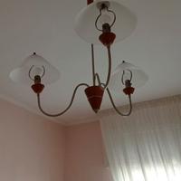 Kit Lampadario+Lume da como'+Lampade da comodino