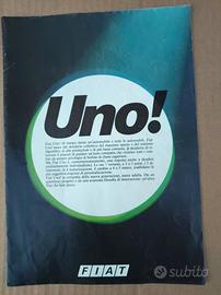 depliant epoca FIAT Uno catalogo pubblicità 1983