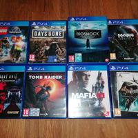 Lotto 6 giochi ps4 tomb raider,mass effect,days